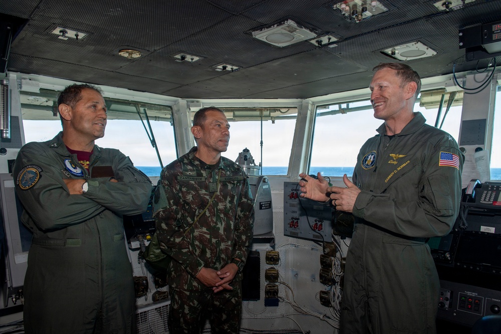Nimitz Hosts Brazilian Distinguished Visitors