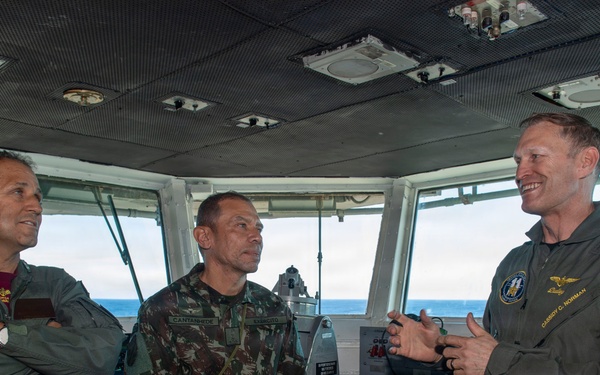 Nimitz Hosts Brazilian Distinguished Visitors