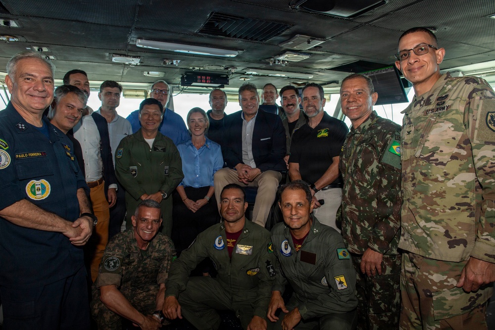 Nimitz Hosts Brazilian Distinguished Visitors