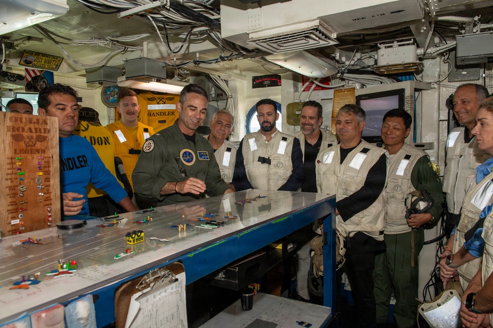 Nimitz Hosts Brazilian Distinguished Visitors