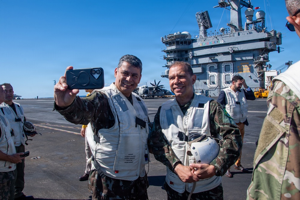 Nimitz Hosts Brazilian Distinguished Visitors