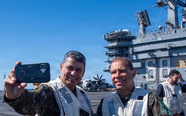 Nimitz Hosts Brazilian Distinguished Visitors