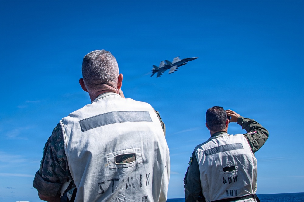 Nimitz Hosts Brazilian Distinguished Visitors