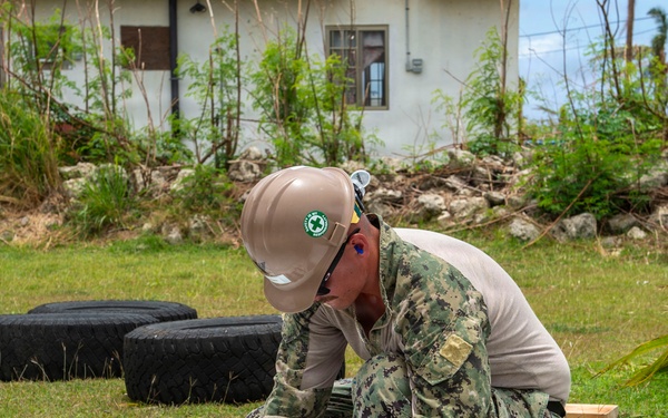 U.S. Armed Forces Help Rebuild Saipan After Sinlaku