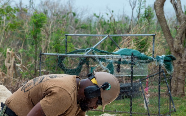 U.S. Armed Forces Help Rebuild Saipan After Sinlaku