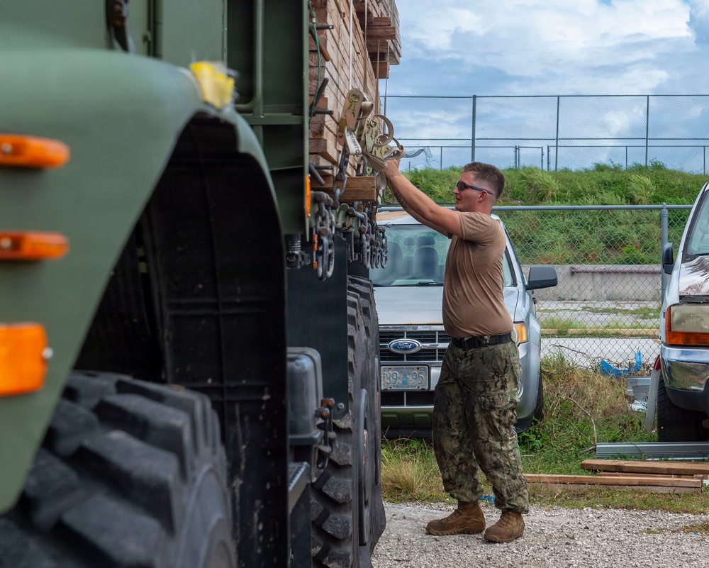 U.S. Armed Forces Help Rebuild Saipan After Sinlaku