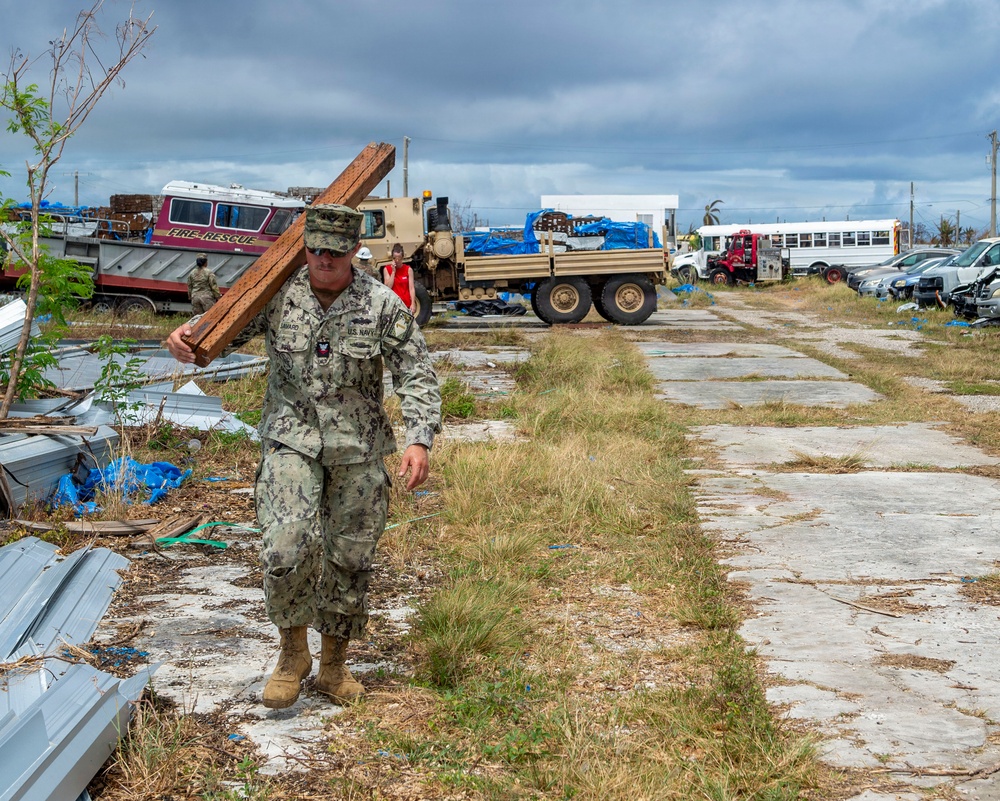 U.S. Armed Forces Help Rebuild Saipan After Sinlaku