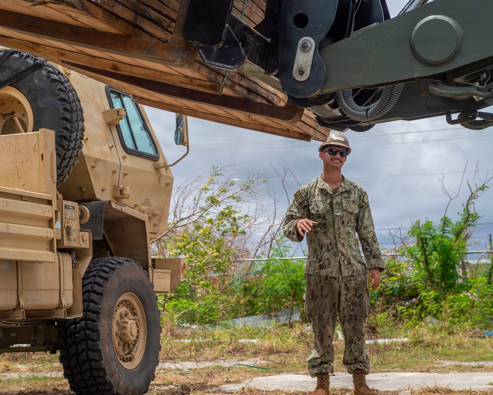 U.S. Armed Forces Help Rebuild Saipan After Sinlaku