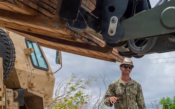 U.S. Armed Forces Help Rebuild Saipan After Sinlaku