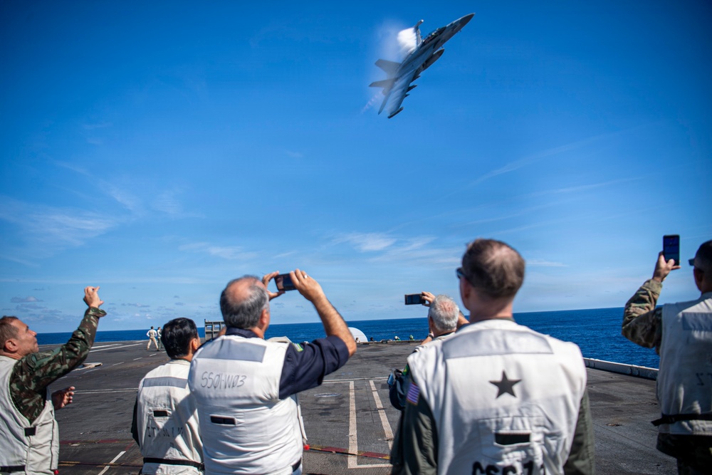 Nimitz Hosts Brazilian Distinguished Visitors