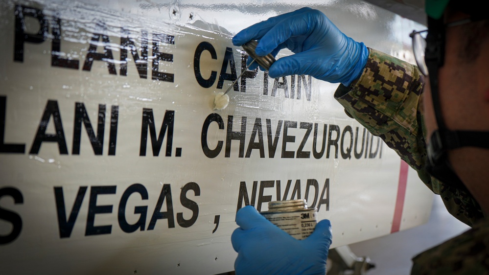 VP-26 Tridents Conduct Routine Maintenance of P-8A Poseidon