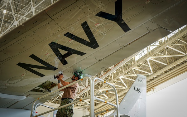 VP-26 Tridents Conduct Routine maintenance of P-8A Poseidon