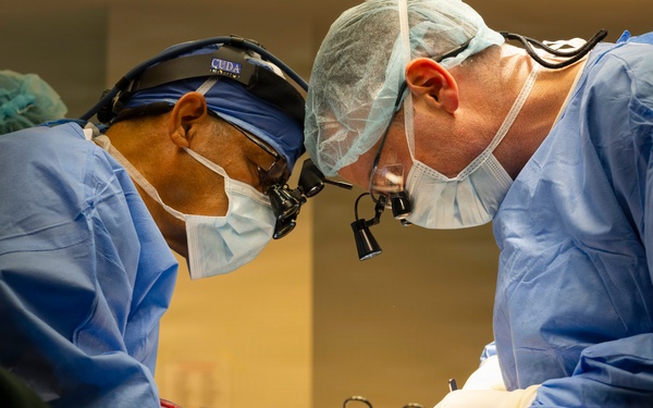 U.S. Air Force and Saint Lucian surgeons partner during limb-saving surgery