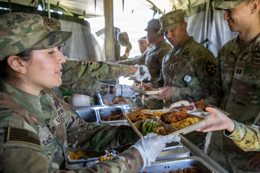 Champion Brigade Cooks Compete in Eighth Army Philip A. Connelly Evaluation