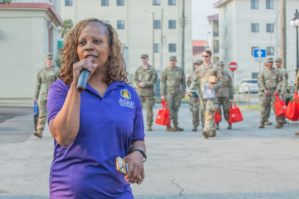 USAG Humphreys Weighted Word Walk Event