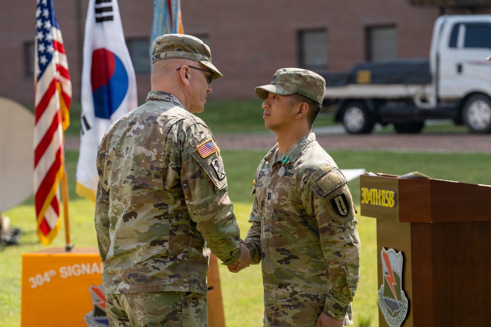 Charlie Company, 304th ESB-E, Welcomes New Commander