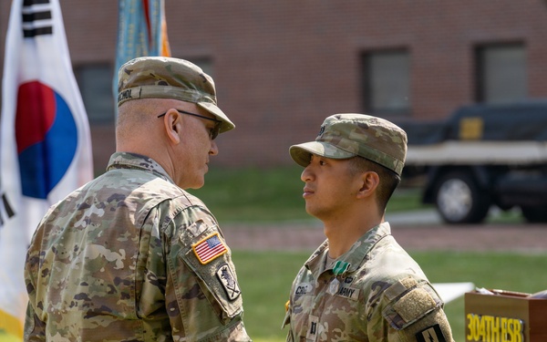 Charlie Company, 304th ESB-E, Welcomes New Commander