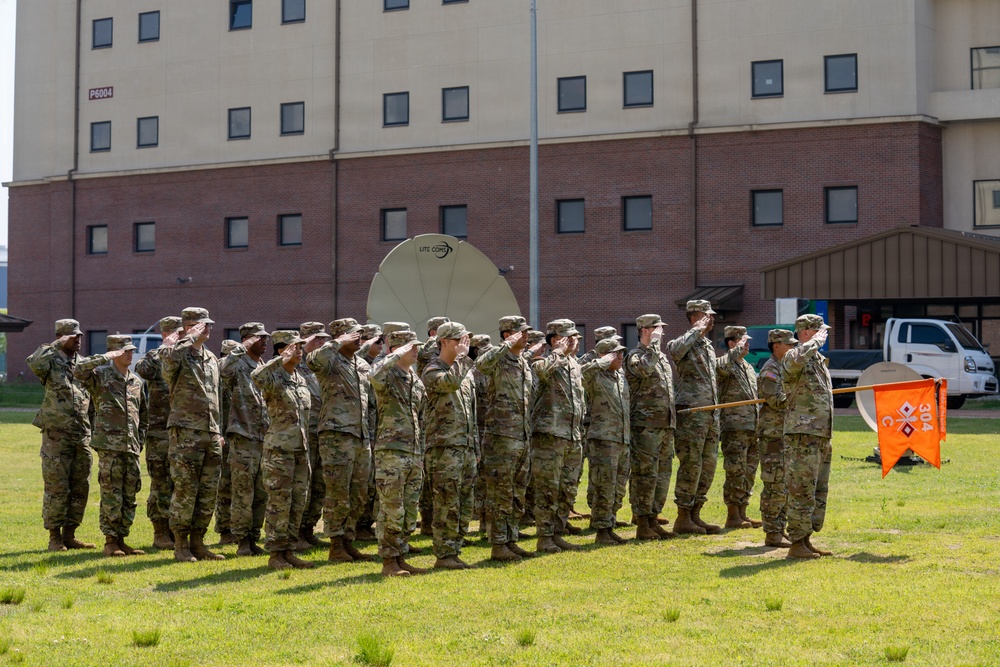 Charlie Company, 304th ESB-E, Welcomes New Commander