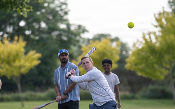 Team Mildenhall joins local community for sports exchange