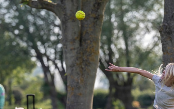Team Mildenhall joins local community for sports exchange
