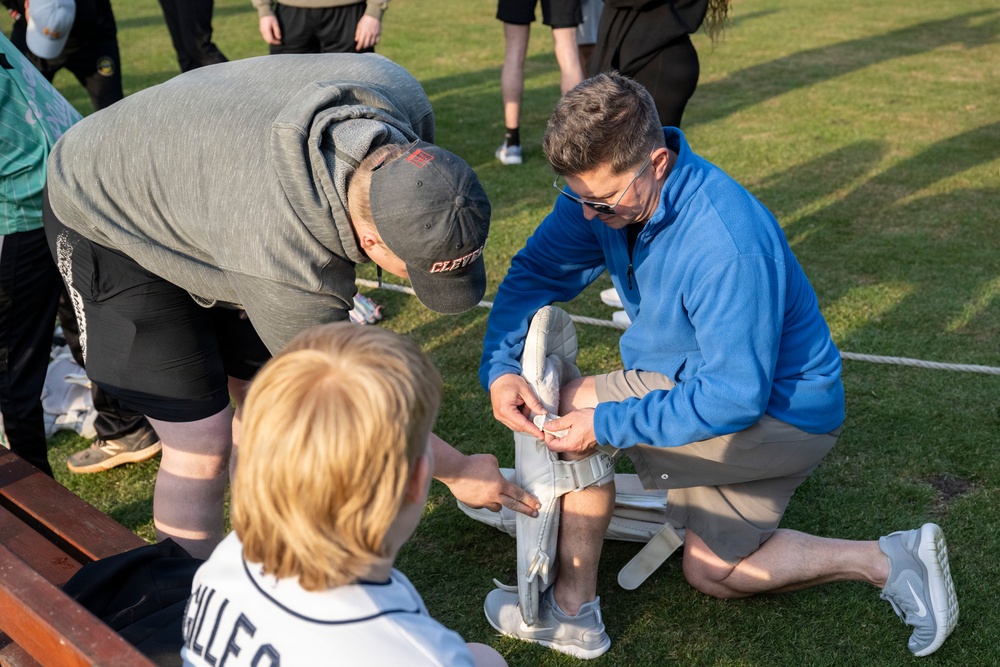 Team Mildenhall joins local community for sports exchange