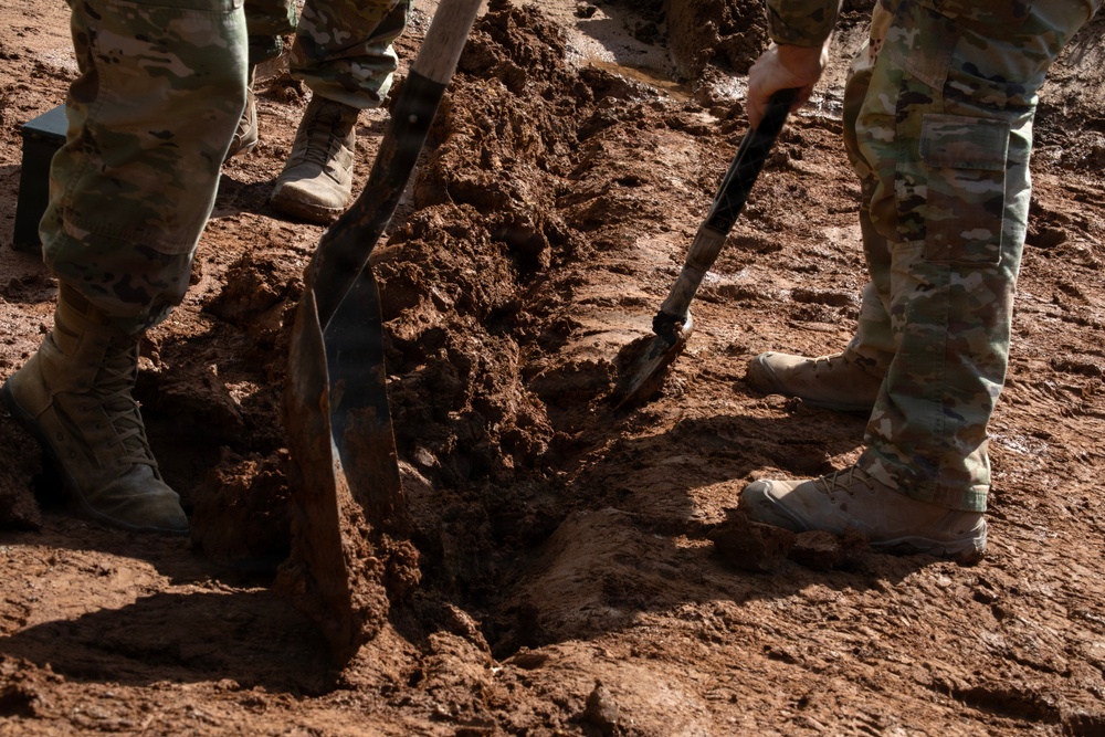 KFOR Explosive Ordnance Disposal Soldiers conduct demolition operations