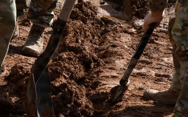 KFOR Explosive Ordnance Disposal Soldiers conduct demolition operations