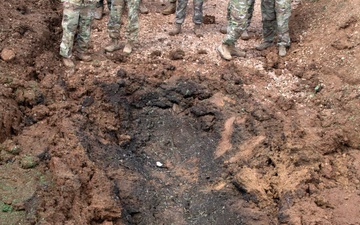 KFOR Explosive Ordnance Disposal Soldiers conduct demolition operations