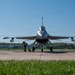 German air force teams perform rapid "hot pit" refueling for U.S. F-16s at Nörvenich Air Base