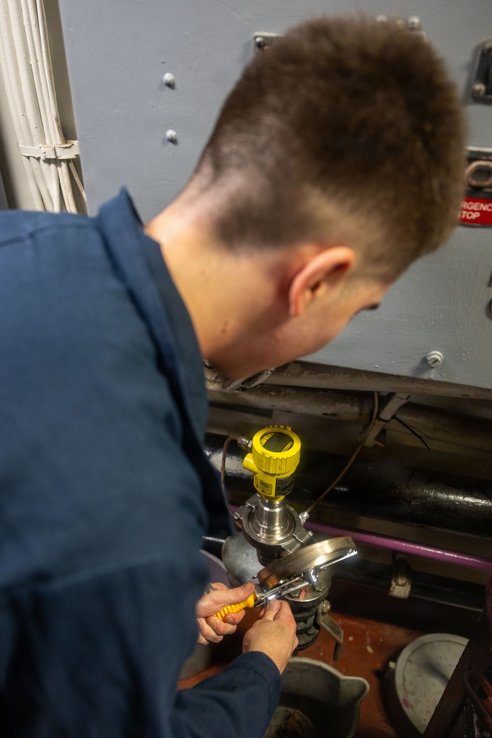 Boxer Sailors Maintain Fuel Station