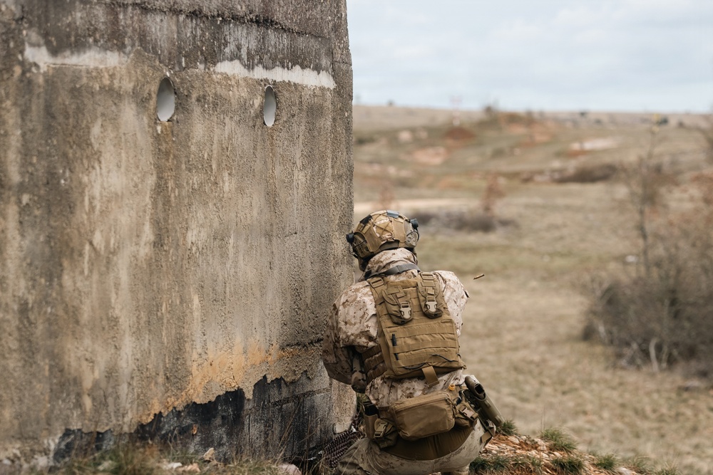 Recon Marines display lethality during bilateral training in France