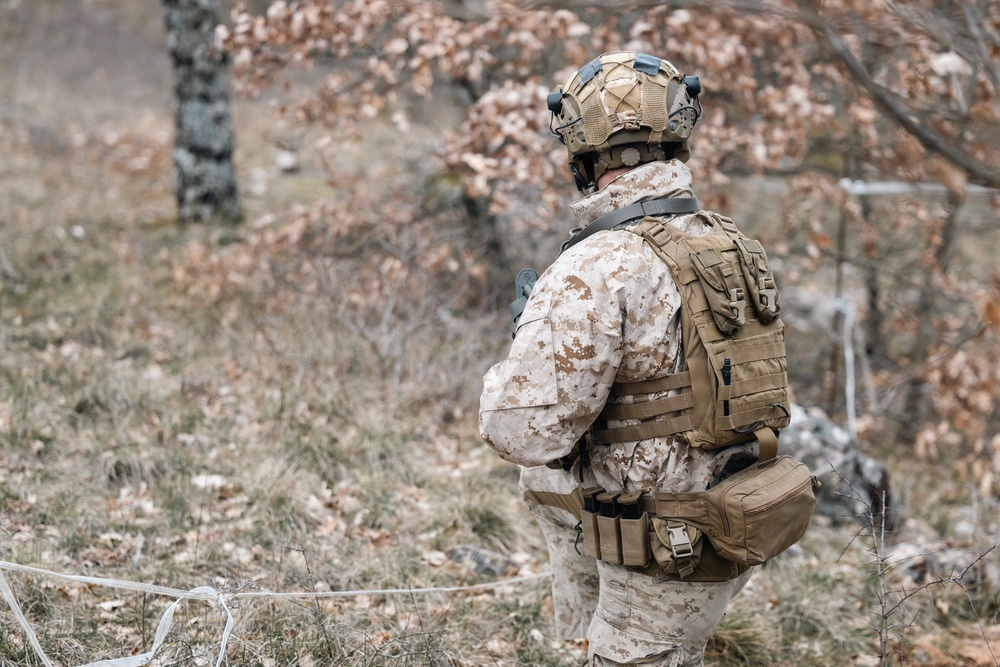 Recon Marines display lethality during bilateral training in France