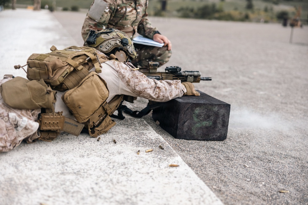 Recon Marines demonstrate lethality during shooting challenge in France