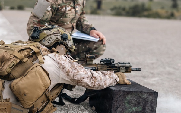 Recon Marines demonstrate lethality during shooting challenge in France