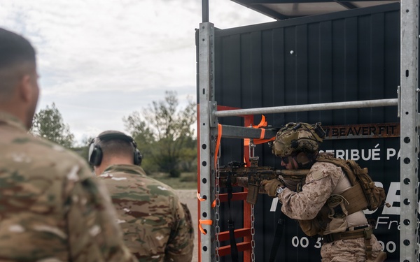 Recon Marines demonstrate lethality during shooting challenge in France