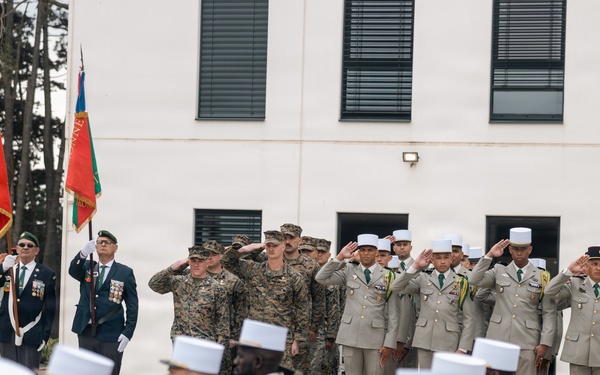 Recon Marines, French Foreign Legion commemorate Battle of Cameron