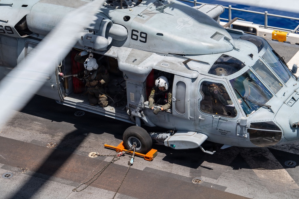 USS Boxer Conducts Flight Operations
