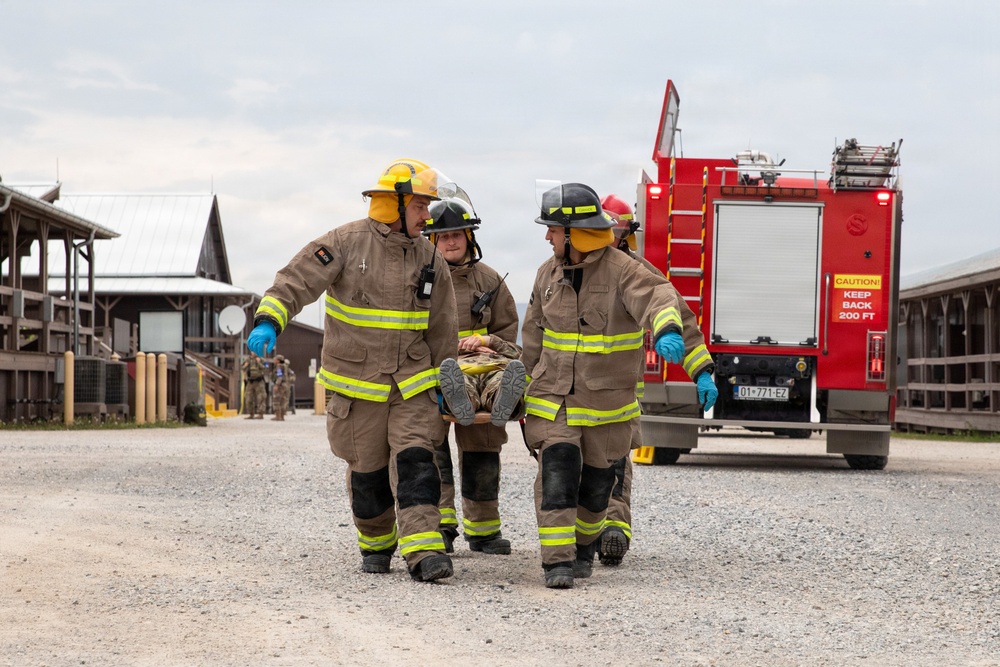 KFOR RC-E Soldiers strengthen response capabilities during mass casualty exercise