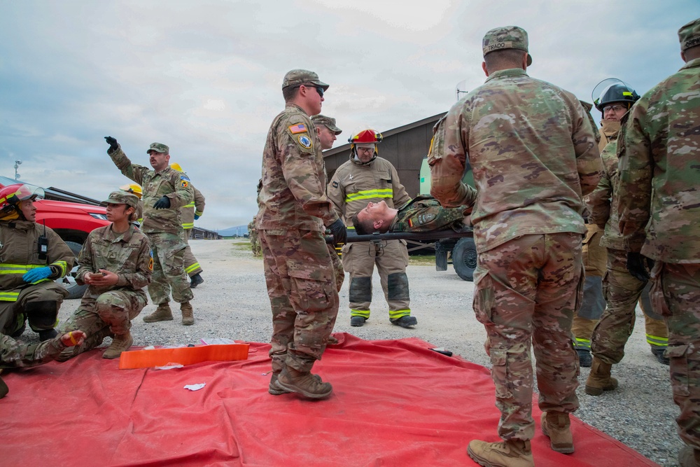 KFOR RC-E Soldiers strengthen response capabilities during mass casualty exercise