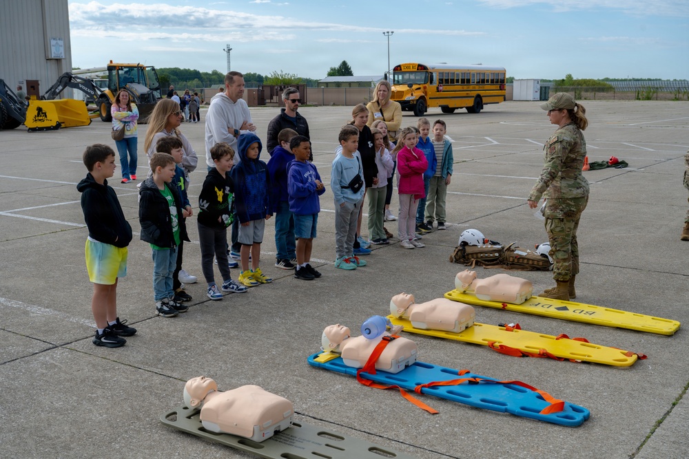 181st hosts Riley Elementary School field trip