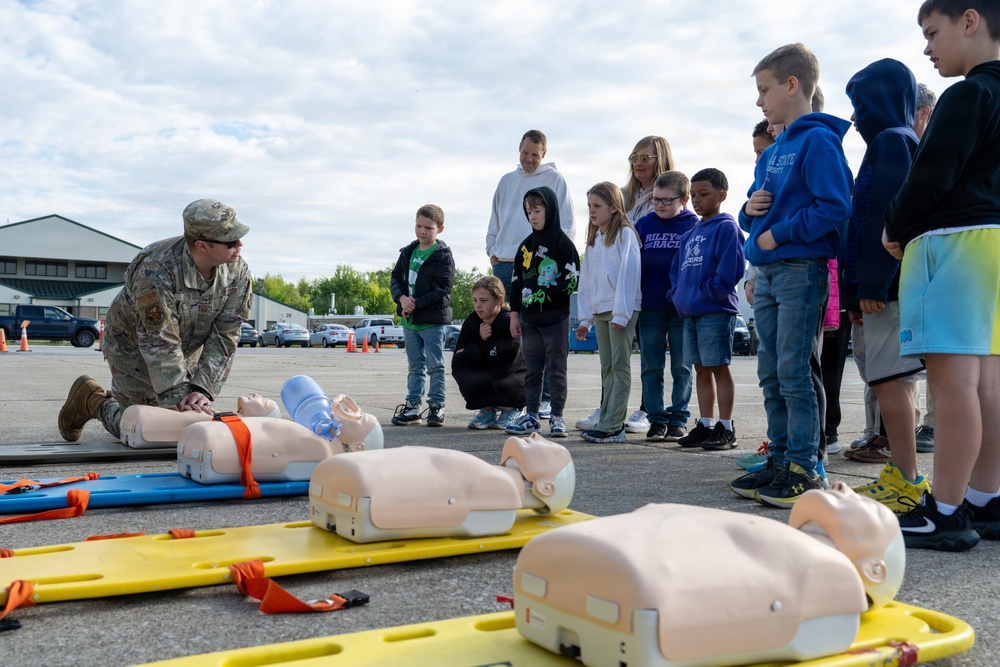 181st hosts Riley Elementary School field trip