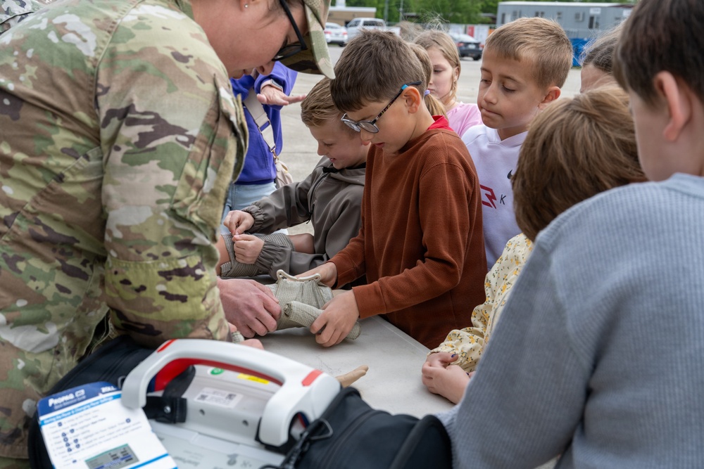 181st hosts Riley Elementary School field trip