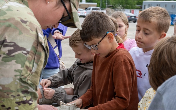 181st hosts Riley Elementary School field trip