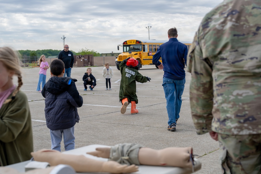 181st hosts Riley Elementary School field trip