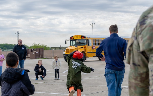 181st hosts Riley Elementary School field trip