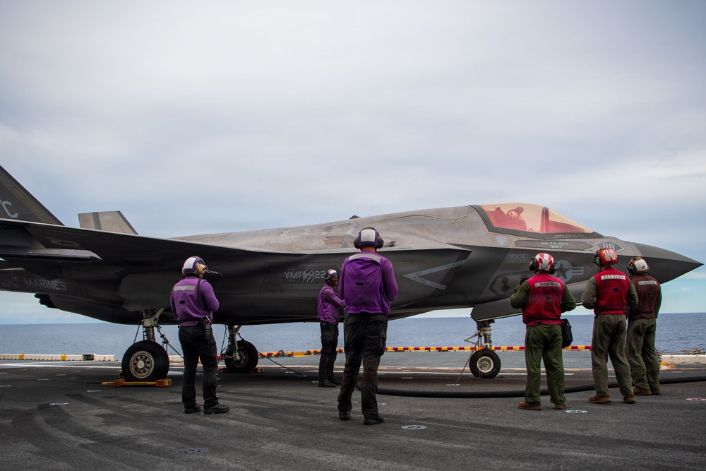 USS Boxer Conducts Flight Operations