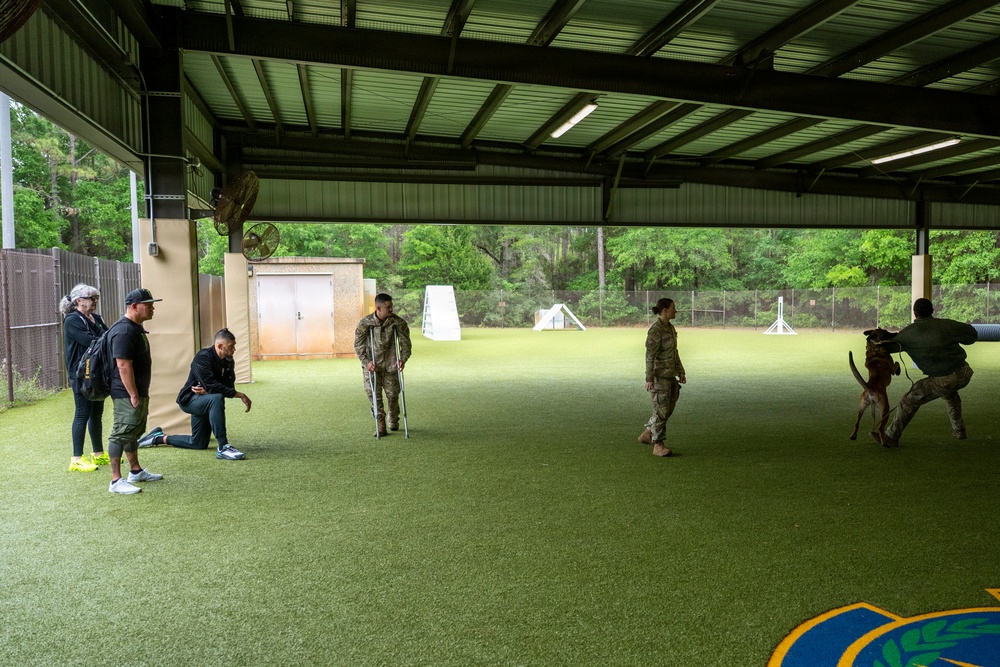 UFC fighter Johnny Walker visits Hurlburt Field