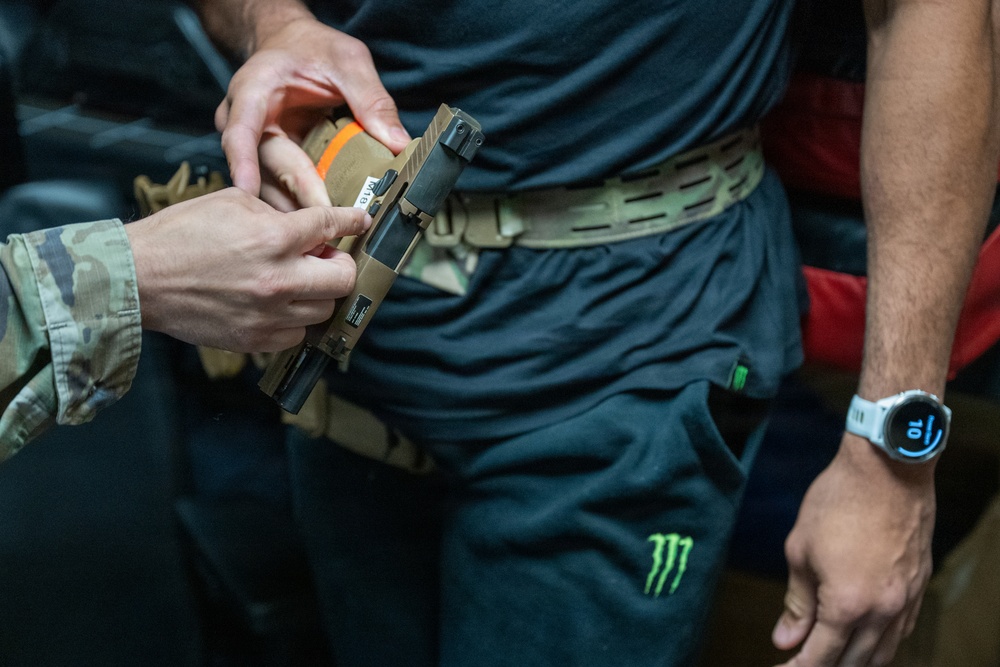 UFC fighter Johnny Walker visits Hurlburt Field