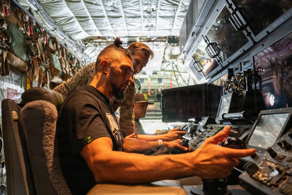 UFC fighter Johnny Walker visits Hurlburt Field