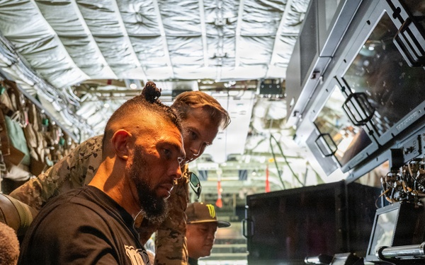 UFC fighter Johnny Walker visits Hurlburt Field